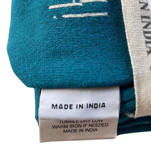 My 1st Hanukkah Blue & Ivory Knit Reversible Baby Blanket and Bib Set NWT - Picture 8 of 10